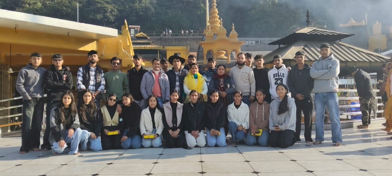 Education Tour Visit Bagla Mukhi Mandir Bankhandi