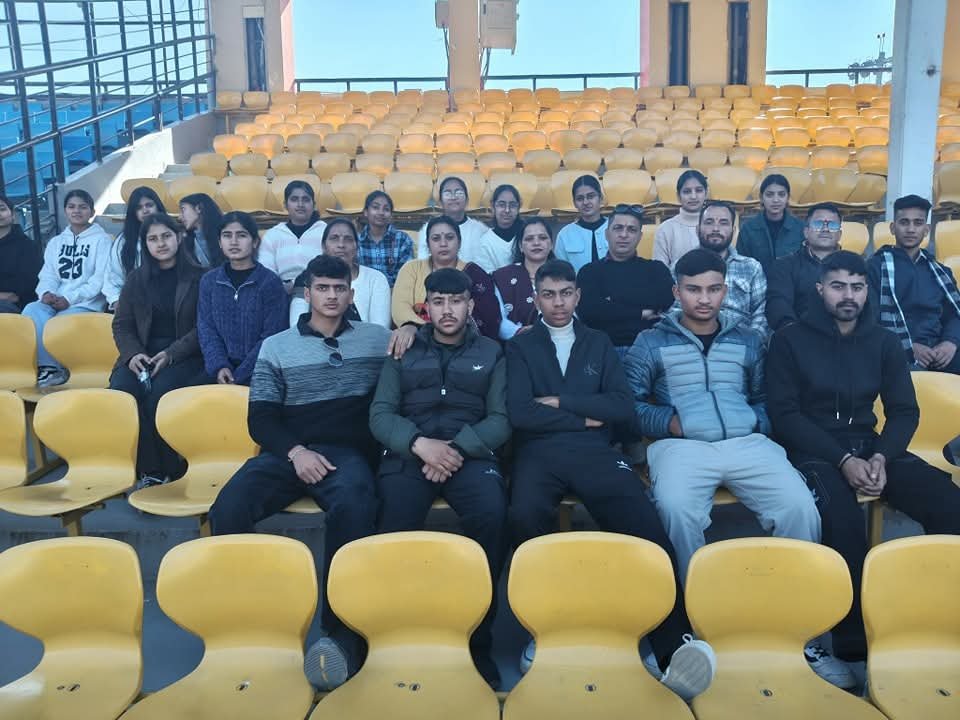 Education Tour Visit Cricket Stadium Dharamshala